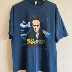 Bruce Springsteen Blue Graphic Men's T-Shirt concert tee